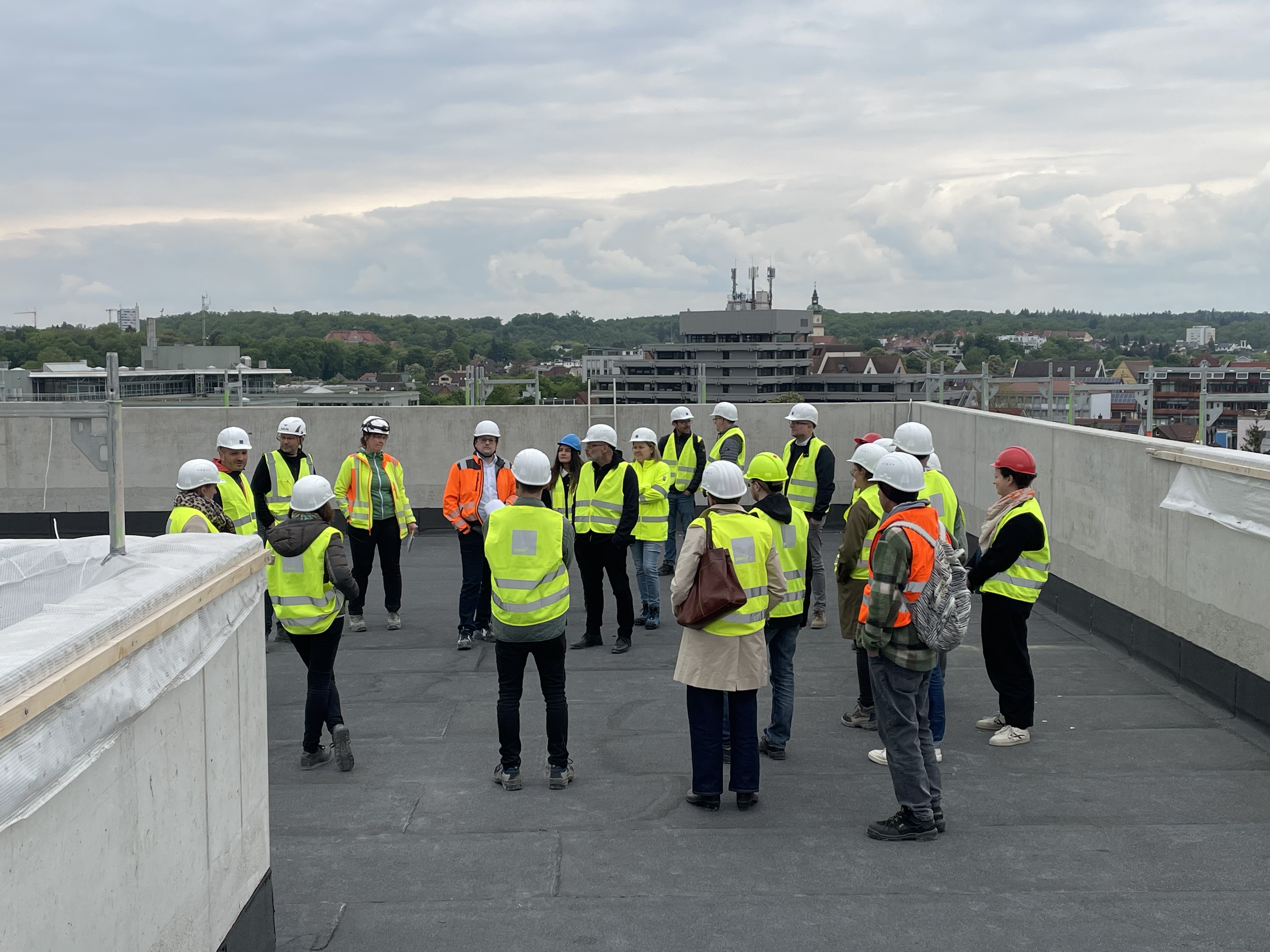 Baustellenbesuch bei den Kolleg*innen