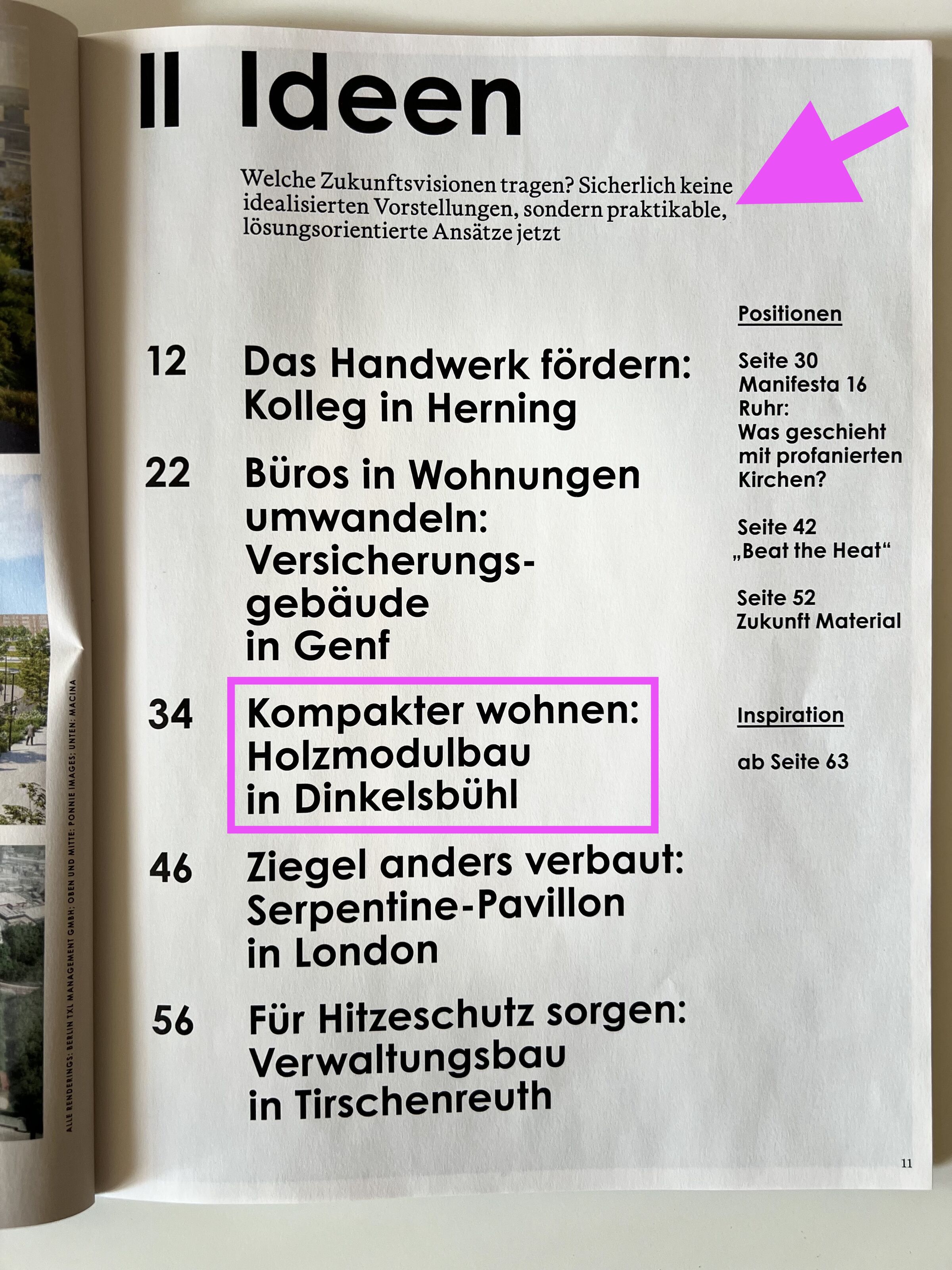Der "Cube68" im Baumeister Magazin