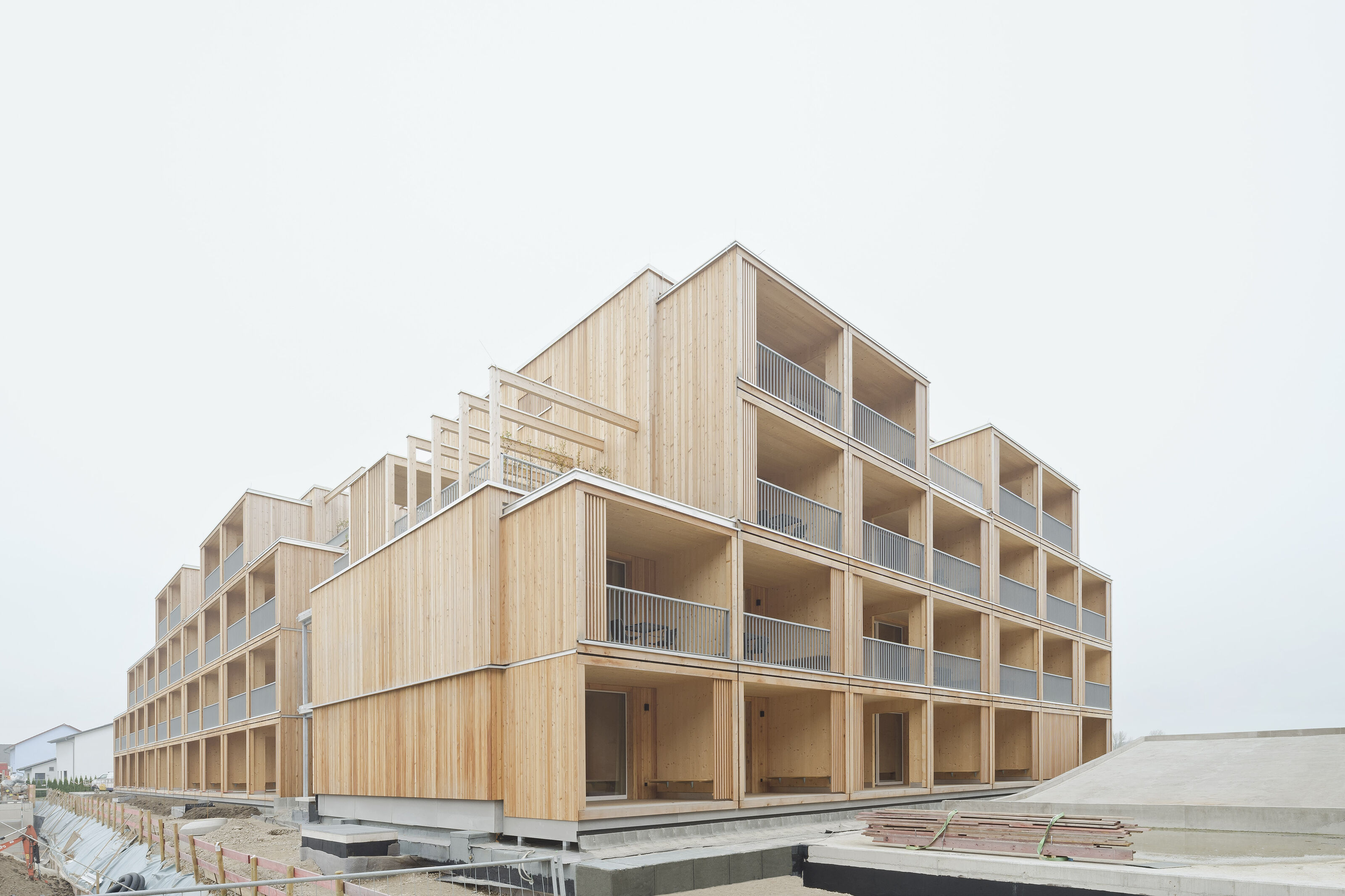 Holzmodul-Mikro-Apartments auf der EXPO REAL